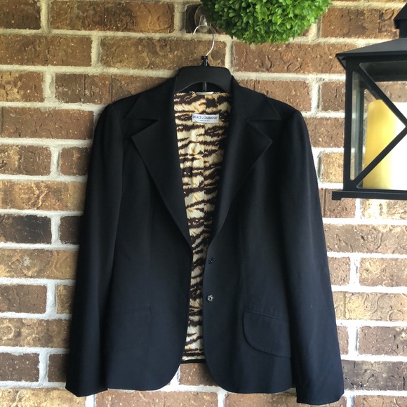 DOLCE & GABBANA Black Blazer - Picture 7 of 14